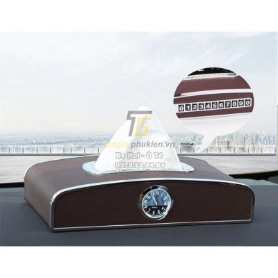 Hộp đựng khăn giấy 3 trong 1 trên Ô tô, Xe hơi