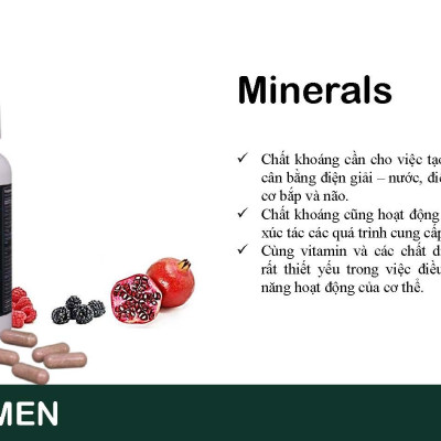 Viên uống bổ sung Vitamin khoáng chất NUTRIMEN Damode lọ 100 viên