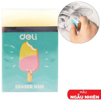 Gôm Tẩy Màu Cây Kem - Deli EH301 (Mẫu Sản Phẩm Giao Ngẫu Nhiên)