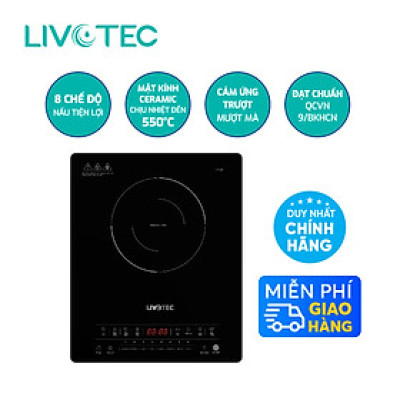 Bếp điện từ đơn Livotec LIS-668 2.000W 8 mức công suất - Miễn phí vận chuyển toàn quốc - Bảo hành 24 tháng - Hàng chính hãng