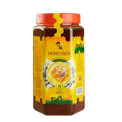 Bộ 3 Mật Ong Thiên Nhiên 5 Sạch Honeyboy 1kg