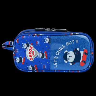 [QUÀ TẶNG KÈM + 1 LỐC SỮA MILO] Bóp Đa Năng Đựng Bút Viết, Dụng Cụ SAKOS SHINE CASE - Họa Tiết Dễ Thương, Chống Thấm