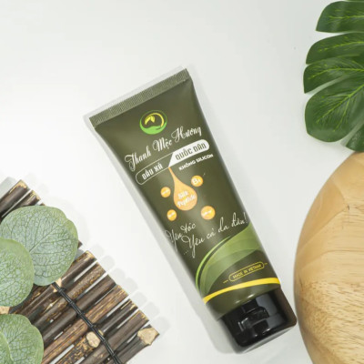 Dầu gội thảo dược dân gian Thanh Mộc Hương sạch gàu mượt tóc phục hồi tóc hư tổn chẻ ngọn 350ml