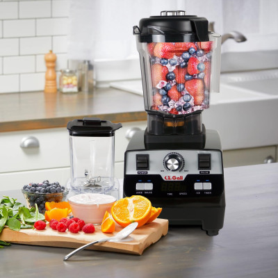 Sinh Tố Công Nghiệp Gali GL-1529B Dung tích 2 Lít, Motor 100% dây đồng đảm bảo độ bền bỉ, bảng điều khiển dạng cảm ứng, lưỡi dao bằng thép không gỉ. Hàng chính hãng bảo hành 24 tháng