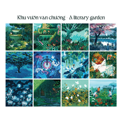 Lịch để bàn Nhã Nam Ất Tỵ 2025 - Khu vườn văn chương (Nhã Nam 2025)