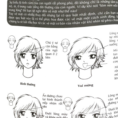 Vẽ Truyện Tranh Phong Cách Nhật Bản - Biểu Cảm