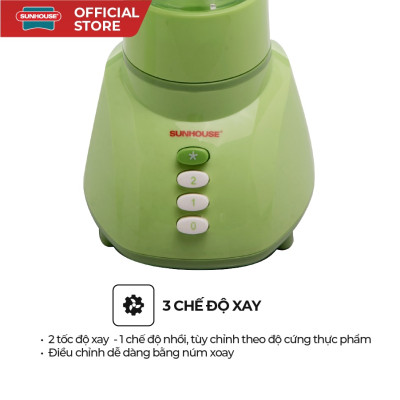 Máy xay sinh tố SUNHOUSE SHD5112 xanh - Hàng chính hãng