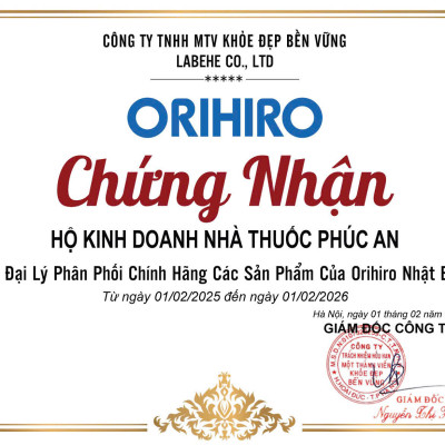 Bột rau xanh Aojiru Orihiro Nhật Bản cung cấp chất xơ, hỗ trợ tiêu hoá 30 gói
