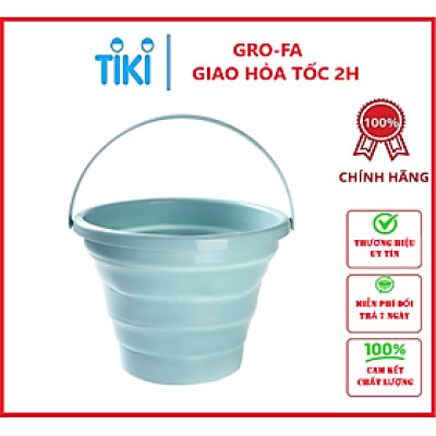 Xô Nhựa Gấp Gọn 5L Tiện Dụng GroFa - Hàng chính hãng 