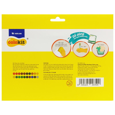 Hộp 20 Bút Lông Màu Rửa Được Washable Fiber Pen - Colokit SWM-C009