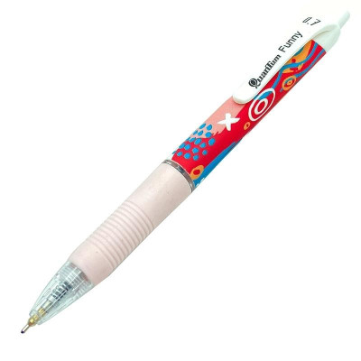 Bút Bi Funny Pen 0.7 mm Quantum - Mực Xanh (Mẫu Màu Giao Ngẫu Nhiên)