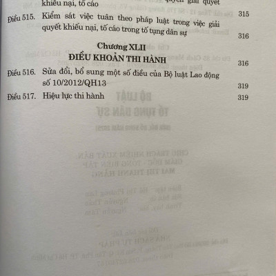 Bộ Luật Tố Tụng Dân Sự ( Sửa Đổi, Bổ Sung Năm 2025)