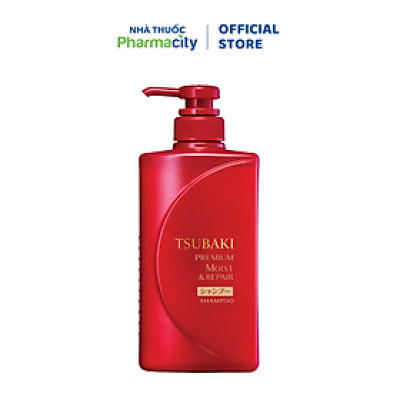 Dầu gội dưỡng tóc bóng mượt Tsubaki Premium (Chai 490ml)