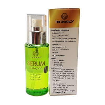 Serum dưỡng tóc Thorakao kích thích mọc tóc, nuôi dưỡng phục hồi tóc hư tổn 75ml