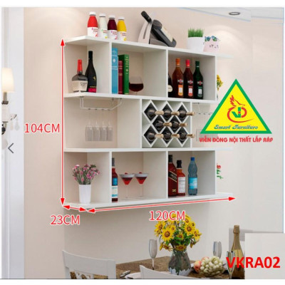 Kệ  trang trí treo tường VKRA02 - Nội thất lắp ráp 