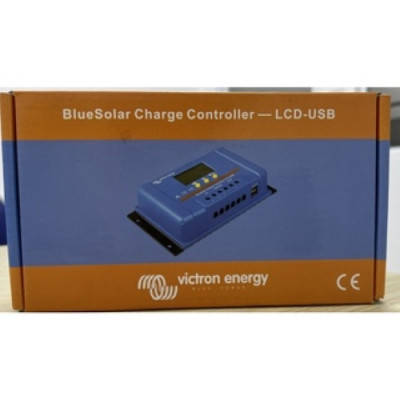 Bộ biến đổi điện Blue Solar charger controller LCD-USB 12/24V-30A thương hiệu Victron Energy