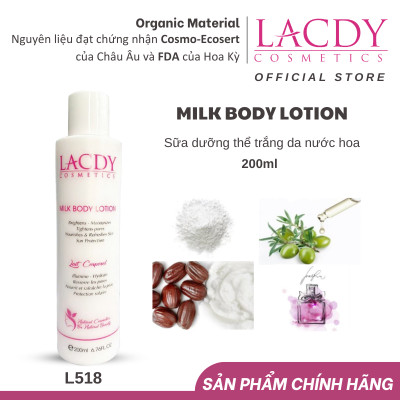Sữa dưỡng thể trắng da nước hoa - L518 MILK BODY LOTION 200ml