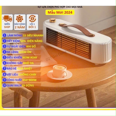 Máy Sưởi Gốm TIKO TK800 Để Bàn Làm Nóng nhanh,Không Gây Khô Da hàng nhập khẩu