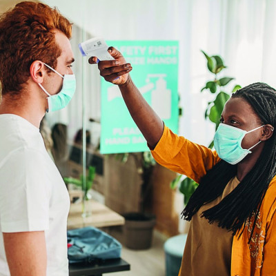 Nhiệt kế hồng Ngoại không tiếp xúc USA chứng nhận FDA Hoa Kỳ nhập khẩu USA HoMedics TIE-240