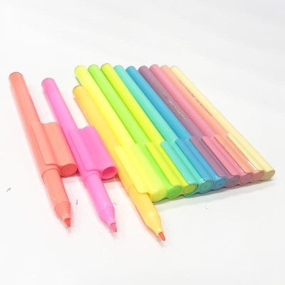 Bút Lông 12 Màu Connector Pastel & Neon - Faber-Castell