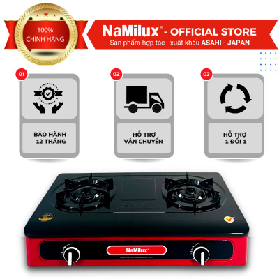 Bếp Gas Đôi Cao Cấp NaMilux DL2063BPF/NH-D3036BPF│Công suất cực đại 4.2kW│Hàng Chính Hãng