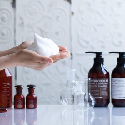 DẦU GỘI CHĂM SÓC DA ĐẦU DÀNH CHO TÓC KHÔ/THƯỜNG NHẬT BẢN SUPERFOOD LAB BIOTIN + OIL SHAMPOO 480ml