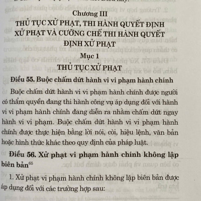 Luật Xử Lý Vi Phạm Hành Chính ( Sửa Đổi, Bổ Sung Năm 2025 )