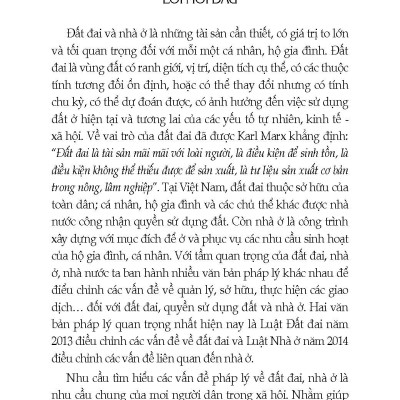Tư Vấn, Phổ Biến Và Áp Dụng Pháp Luật Đất Đai