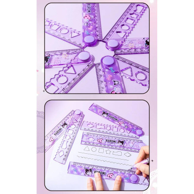 Thước Gấp Kukomi 30 cm - iiGEN YZ9905 (Họa Tiết Giao Ngẫu Nhiên)