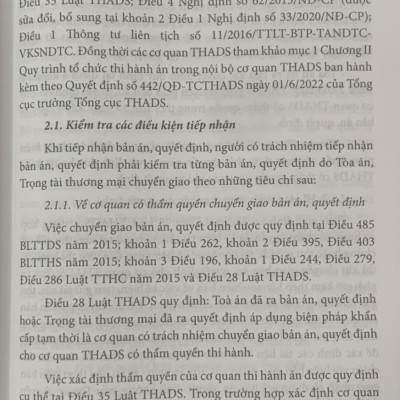 Cẩm nang thi hành án dân sự (Tái bản lần thứ hai, có sửa đổi, bổ sung)