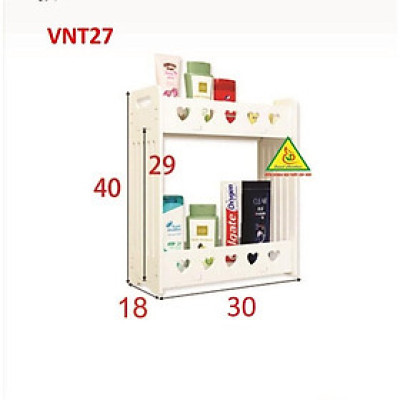 TỦ NHÀ TẮM CHỐNG THẤM NƯỚC VNT27 - NỘI THẤT LẮP RÁP