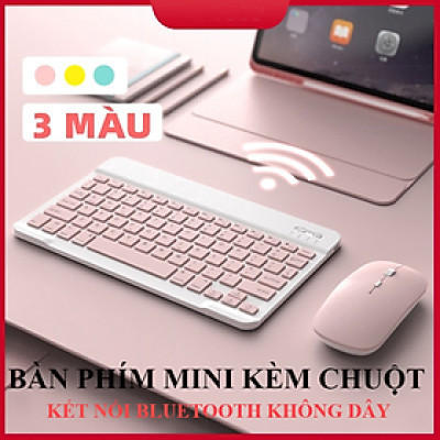COMBO PHÍM CHUỘT BLUETOOTH KHÔNG DÂY MINI ( MÀU NGẪU NHIÊN )