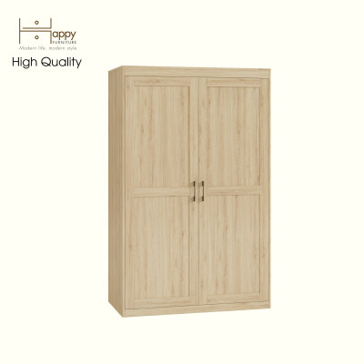 [Happy Home Furniture] SCANDINA, Tủ quần áo 2 cánh mở , 120cm x 59cm x 190cm ( DxRxC), TCM_097