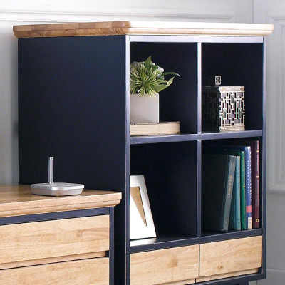 Tủ Trưng Bày NB-Blue Gỗ Tự Nhiên Ibie LSDNBBR - Xanh (70 x 42 cm)