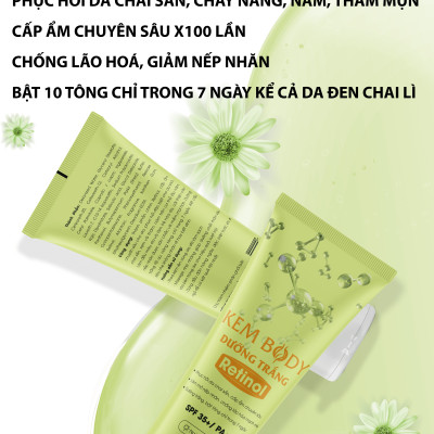 Chăm Sóc Da - C SKIN.02 - COMBO4 - BODY LOTION RETINOL - Dưỡng Trắng Cấp Ẩm Chuyên Sâu