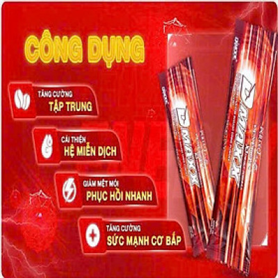 DMAXX thức uống bổ sung vitamin năng lượng không đường DAMODE 81 gói màu đỏ mỗi gói 2,2gr
