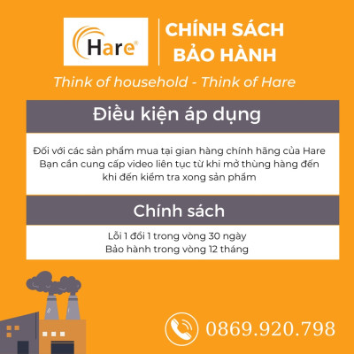 Nồi cơm điện HR-ERB56A(5.6L) chống dính -hàng chính hãng thương hiệu Hare - bảo hành 12 tháng