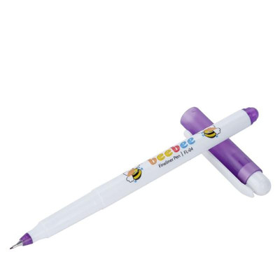 Hộp 10 Bút Lông Kim Beebee - Thiên Long FL-04 - Mực Tím