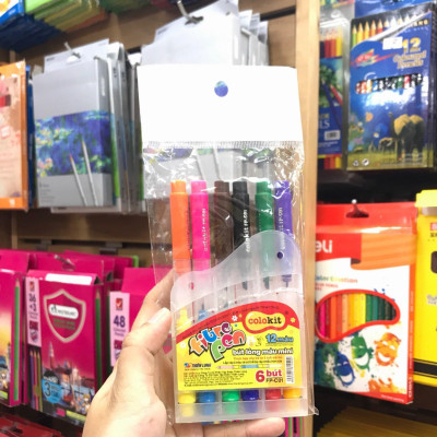Bút Lông 2 Đầu TL FP-C01 6 Màu