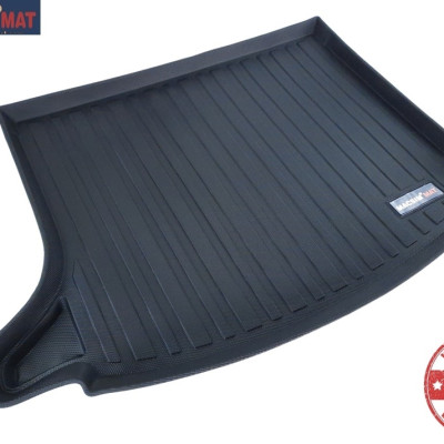 Thảm lót cốp xe ô tô MAZDA 3 (HATCHBACK) 2014-2017 nhãn hiệu Macsim chất liệu TPV cao cấp màu đen (196)