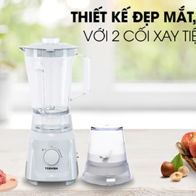 Máy Xay Sinh Tố Toshiba MX-60T(H) (600W - 1.5 Lít) - Hàng Chính Hãng