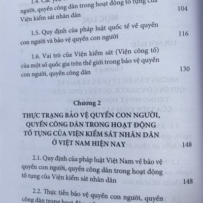 Bảo Vệ Quyền Con Người, Quyền Công Dân Trong Hoạt Động Tố Tụng Của Viện Kiểm Sát Nhân Dân Ở Việt Nam Hiện Nay