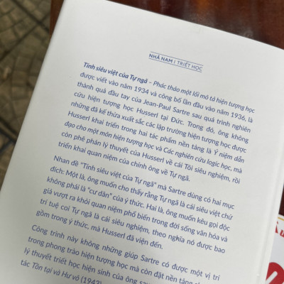 Sách - TÍNH SIÊU VIỆT CỦA TỰ NGÃ - Phác Thảo Một Mô Tả Hiện Tượng Học – Jean - Paul Sartre – Nhã Nam – NXB Thế Giới