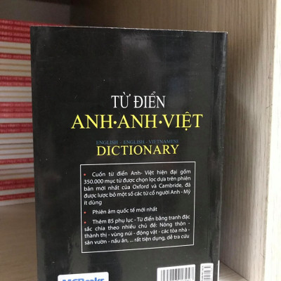 Từ điển Anh – Anh- Việt  (bìa đen) ( BẢN MỚI 2020) KT