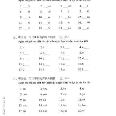 Combo Sách Giáo Trình Chuẩn HSK 1 - Sách Bài Học Và Bài Tập (Bộ 2 Cuốn)