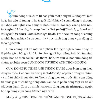 Cụm Động Từ Tiếng Anh Thông Dụng - Common English Phrasal Verbs - HASA