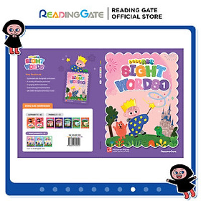 Sách DODO ABC WORKBOOK -  SIGHT WORDS 1 READING GATE Cho Bé Từ 5 Đến 8 Học Ngữ Âm, Đánh Vần Tiếng Anh 