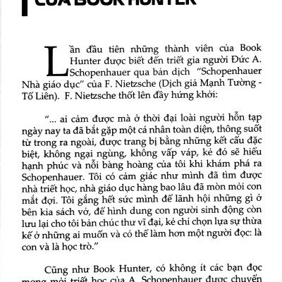 Những tiểu luận về tồn tại của Schopenhauer