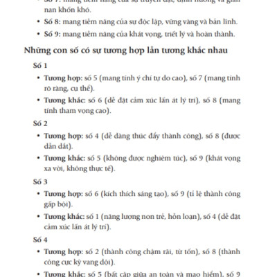 Thần Số Học - Quyền Năng Trong Tay Bạn - VT