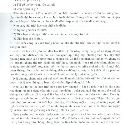  Nhập Môn Triết Học